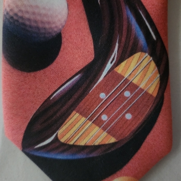 Ties Golf themes brown grey - Picture 2 of 2